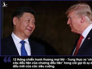 Chủ tịch Trung Quốc Tập Cận Bình và Tổng thống Mỹ Donald Trump