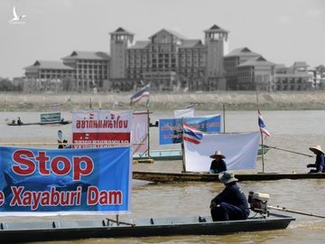 Protest against proposed Xayaburi dam