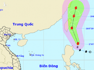 Xuất hiện bão Danas gần Biển Đông, gió giật cấp 10 - Ảnh 1.