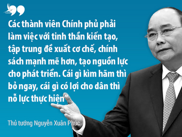 Thủ tướng Nguyễn Xuân Phúc người “khởi động” xây dựng một Chính phủ kiến tạo