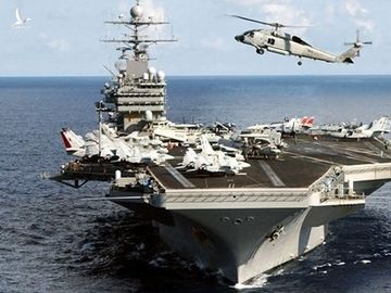 Tàu sân bay USS John C. Stennis thuộc Hạm đội 7 của Mỹ. Ảnh: Navydads. 