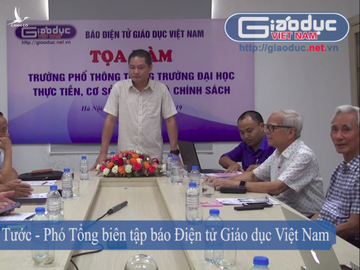 Buổi tọa đàm với chủ đề "Trường phổ thông trong trường đại học - thực trạng, cơ sở pháp lý và chính sách".