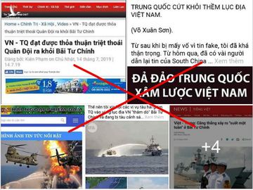 Đây là những kiểu fake news điển hình, đưa tin sai một cách cố ý. Tư Chính là bãi cạn. Không phải đảo hay quần đảo thì đánh với chiếm cái gì