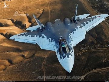 Tiêm kích thế hệ năm Su-57 của Nga. 