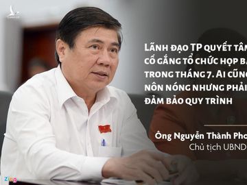 Để chuẩn bị cho buổi họp báo thông tin các vấn đề liên quan đến Thủ Thiêm, lãnh đạo TP.HCM cho biết cần phải chuẩn bị kỹ lưỡng từng bước. TP đã trình dự thảo kế hoạch thực hiện kết luận 1037 của Thanh tra Chính phủ cho ban Thường vụ Thành ủy, sau đó tiếp tục hoàn thiện kế hoạch để xin ý kiến các bộ, ngành. Sau khi các bộ ngành cho ý kiến, TP tiếp tục xin ý kiến ban Thường vụ Thành ủy một lần nữa. 