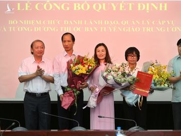 Ban Tuyên giáo Trung ương bổ nhiệm các chức danh cấp vụ năm 2018. 