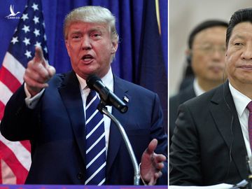 Tổng thống Mỹ Donald Trump và ông Tập Cận Bình 