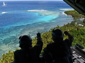 Quân nhân Mỹ tại Micronesia năm 2017 (Ảnh: Zuma Press) 