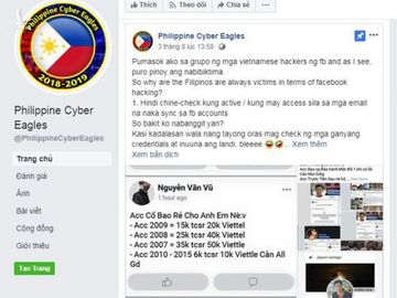 Hacker Phillippines tấn công web Việt Nam, trả đũa việc bị mất Facebook - Ảnh 1.