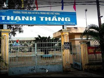 Trường THCS-THPT Thạnh Thắng. Ảnh: Infonet