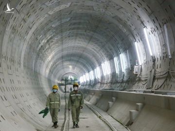 Diện mạo đường hầm Metro số 1 xuyên lòng đất tại trung tâm TP HCM - Ảnh 4.