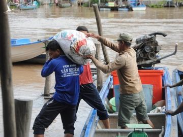 Mưu sinh mùa nước nổi miền Tây - ảnh 6