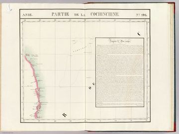 Bản đồ “106 Partie de la Cochichine”, Atlas Universel, 1827. Nguồn: Princeton University 