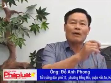 Ông Đỗ Anh Phong, Tổ trưởng Tổ dân phố 17