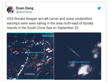Bao Nhat Ban: Tau san bay My USS Ronald Reagan xuat hien o Bien Dong hinh anh 1