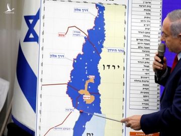 Thủ tướng Israel Benjamin Netanyahu tại cuộc họp báo gây tranh cãi /// Reuters