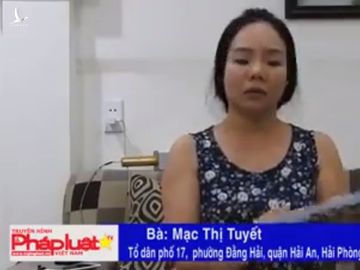 Bà Mạc Thị Tuyết cầu cứu các cơ quan chức năng