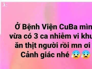 Xuất hiện “vi khuẩn ăn thịt người” ở Quảng Bình chỉ là tin đồn... thất thiệt