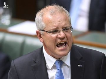 Thủ tướng Australia Scott Morrison trong phiên họp hạ viện ngày 10/9 ở Canberra. Ảnh: Reuters.