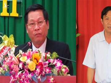 Chủ tịch UBND tỉnh Đắk Nông Nguyễn Bốn và Phó chủ tịch Trương Thanh Tùng. Ảnh: VOV
