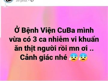 Hình ảnh chụp màn hình dòng trạng thái do facebook Hoàng Thanh Huyền chia sẻ gây hoang mang dư luận /// Ảnh chụp màn hình