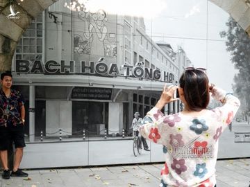 Hà Nội xưa đẹp lạ qua tranh bích họa trên phố
