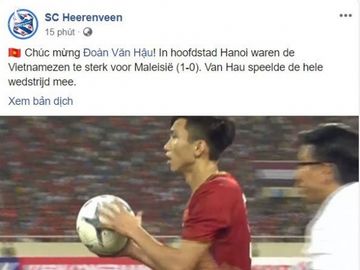 CLB Heerenveen: 'Tuyen Viet Nam qua manh so voi Malaysia' hinh anh 1 