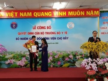 Bệnh viện Chợ Rẫy có giám đốc mới, 46 tuổi - Ảnh 1.