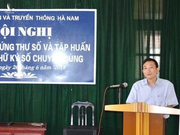 Vì sao Phó Giám đốc Sở Thông tin và Truyền thông Hà Nam bị kỷ luật? - Ảnh 1.