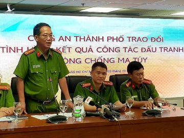 Công an Tp.Hồ Chí Minh thông tin kết quả đấu tranh tội phạm ma túy.  