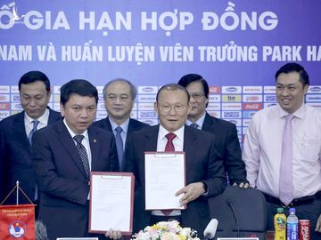 Việc ông Park gia hạn hợp đồng 3 năm với VFF là cú hích chiến lược quan trọng cho sự phát triển của bóng đá Việt Nam 