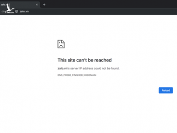 Tên miền Zalo của VNG bị tạm ngừng hoạt động 45 ngày