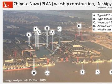 Lộ diện xưởng đóng tàu chiến siêu khủng của HQ Trung Quốc: Một bức ảnh nói lên tất cả - Ảnh 1.