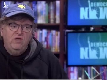 Ông Michael Moore dự đoán ông Trump khả năng lớn sẽ thua ở số phiếu bầu phổ thông, nhưng vẫn sẽ chiến thắng chung cuộc nhờ thắng phiếu Đại cử tri. Ảnh: INDEPENDENT