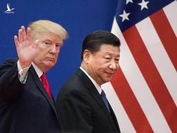 Tổng thống Mỹ Donald Trump và Chủ tịch Trung Quốc Tập Cận Bình tại cuộc gặp ở Bắc Kinh hồi tháng 11/2017. Ảnh: AFP.