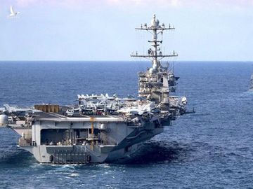 Tàu sân bay USS Harry Truman /// Hải quân Mỹ