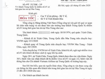 1 du khách Trung Quốc nhiễm virus corona từng lưu trú ở Nha Trang - Ảnh 1.