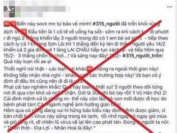Nội dung chị G đăng lên mạng xã hội đã được gỡ xuống.