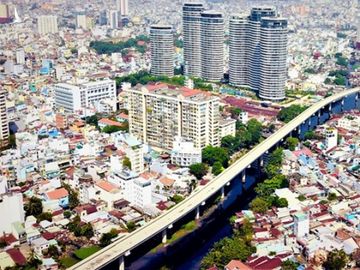 Tuyến metro số 1 đang chạy nước rút để về đích đúng hẹn năm 2021 /// Ảnh: Độc Lập