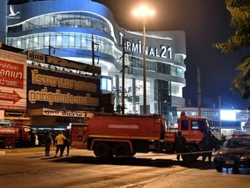 Trung tâm thương mại Terminal 21 ở thành phố Nakhon Ratchasima, đông bắc Thái Lan hôm 8/2. Ảnh: AFP.