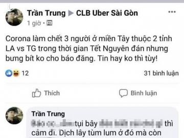 Thông tin 'Corona làm chết 3 người ở miền Tây' là hoàn toàn bịa đặt - ảnh 1