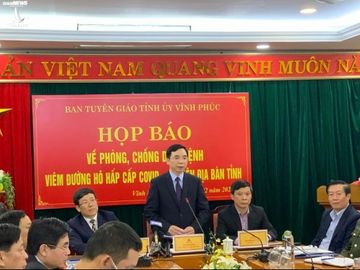Trực tiếp: Vĩnh Phúc họp báo chống dịch Covid-19 - 4