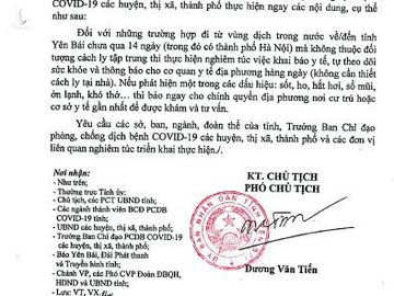 nguoi tu vung dich trong nuoc ve yen bai khong can thiet phai cach ly hinh 1