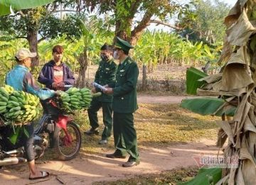 'Lá chắn sống' phòng dịch nơi biên giới Quảng Trị