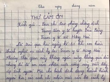 Tâm thư xúc động của cô gái Bình Dương cách ly phòng dịch bệnh