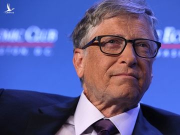 Bill Gates tham gia thảo luận tại Câu lạc bộ Kinh tế Washington hôm 24/6/2019 ở Washington, Mỹ. Ảnh: Alex Wong.