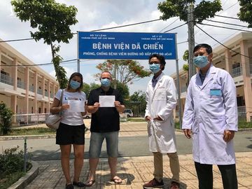 2 bệnh nhân 151 và 207 khỏi bệnh vào ngày 18.4 /// Ảnh: D.T