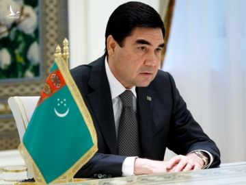 Tổng thống Turkmenistan Gurbanguly Berdimuhamedov trong một cuộc họp năm 2016. Ảnh: RIA.