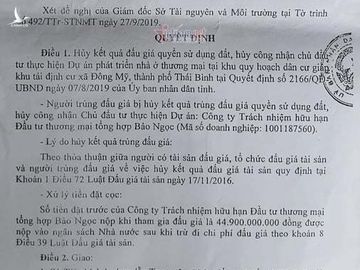 Từ vụ Nguyễn Xuân Đường, lộ lỗ hổng trong đấu giá đất ở Thái Bình