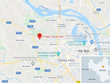 Nha nghi boc chay, cong an giai cuu 14 nguoi hinh anh 2 map_bactuliem_gh.jpg